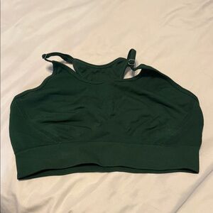 Women's Dark Green Sports Bra